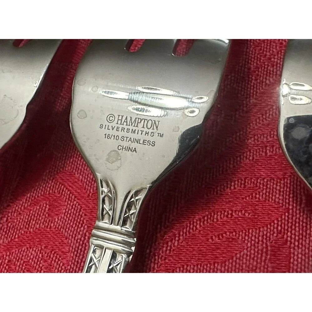 5 Hampton NOBILITY 3 Tine Salad Forks 7 1/8